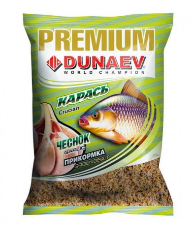 Прикормка "DUNAEV premium" 1 кг карась-чеснок(р)