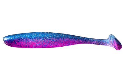 Приманка силиконовая Keitech Easy Shiner 4" EA#14 Clear Morning Dawn Blue FLK	