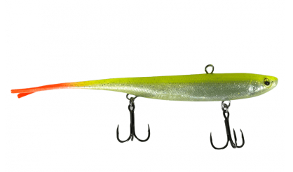 Баланслаг Jig It Whale Tail 110mm 24g цв. F13 Shiny lime 
