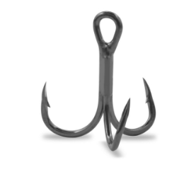 Крючки Gurza-Round treble hook ST-48 TORNADO №1/0 BC 