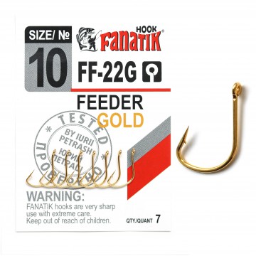 Крючки FANATIK FF-22 FEEDER Gold №11 (7)