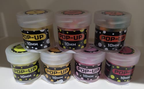 DOПИНГ Pop-up (плавающие) Бойлы 10 мм. "Клубника" 17 шт.				