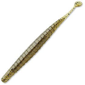 Виброхвост Tsunekichi Stick Shad , 4#, 10см., цвет GREEN PUMPKIN