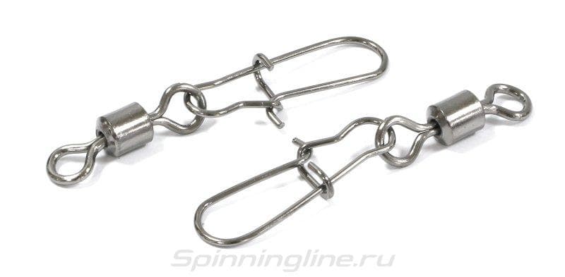 вертлюг с карабином "Catcher" ROLLING SWIVEL w FASTLOCK SNAP (# 12,  10шт в пачке)