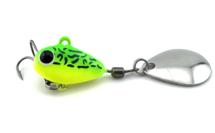 Тейл-спиннер HURRICANE 10g GRIA Lime		