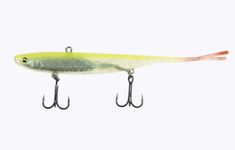 Баланслаг Jig It Whale Tail 130mm 31g цв. F13 Shiny lime