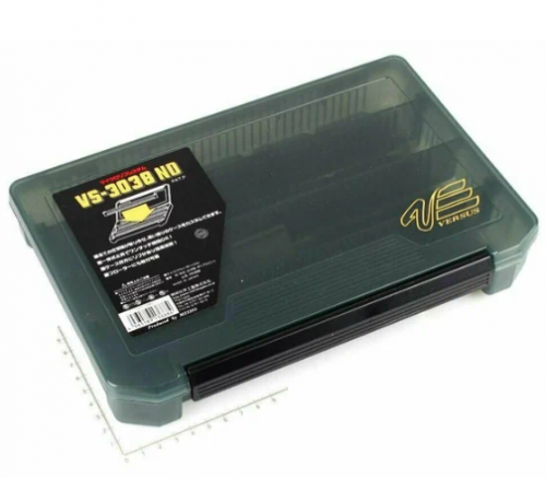 Коробка рыболов. Meiho Versus VS-3038ND Black 275х187х43