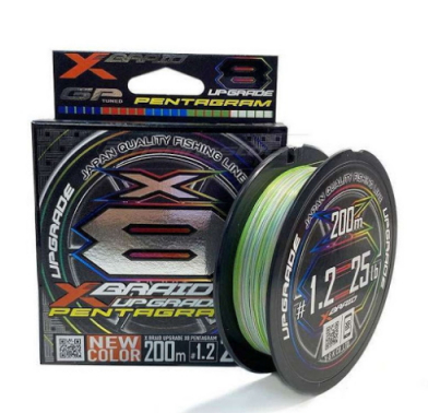 Шнур YGK X-Braid Upgrade X8 Pentagram 200m #2.0-40lb