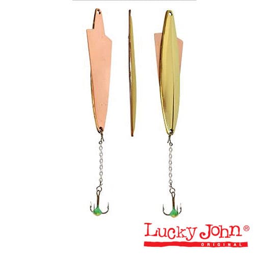 Блесна вертикал. зим. Lucky John WING с цеп. и тр. 05.5г GC блистер							