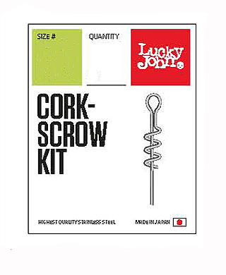 Спирали LJ Pro Series CORKSCROW KIT L для крепл. силикон. приманок 7шт.						