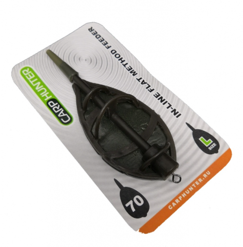 Флэт кормушка CarpHunter Flat Method Feeder Large 70г		
