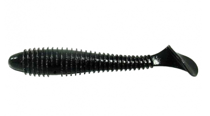 Приманка силиконовая Keitech Swing Impact Fat 3.8" #001 Black									