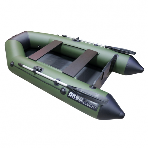 Лодка "Аква"  2600 зеленый/черный