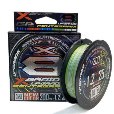 Шнур YGK X-Braid Upgrade X8 Pentagram 200m #1.5-30lb