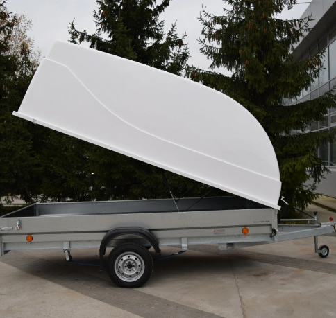 Прицеп 829450 (исп. 3,5х1,5 rec /13") с крышкой в сборе