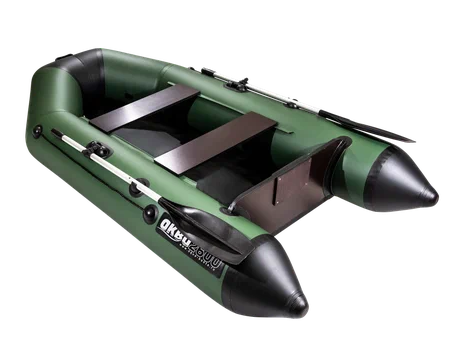 Лодка "Аква"  мастер 260 зеленый/черный