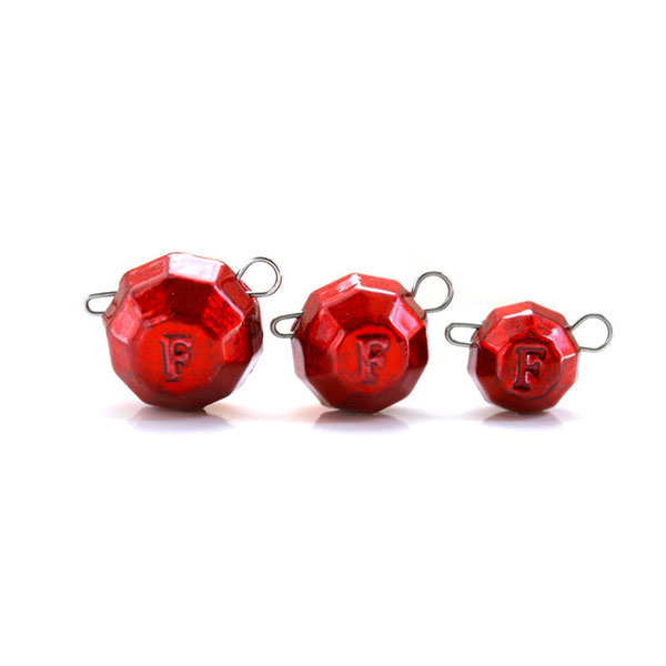 Свинец Fanatik "граненый" цвет RED, 14 гр.