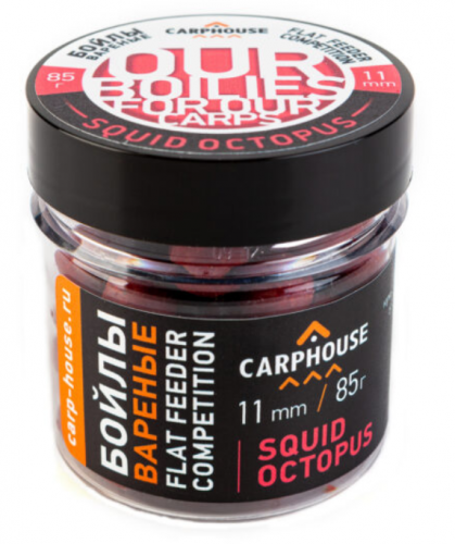 CARPHOUSE Насадочные Бойлы 11 мм. "Squid Octopus" 0,085 кг.		