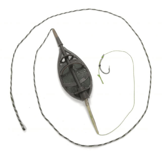 Готовый карповый монтаж с флэт кормушкой 70г "Flat Method" CarpHunter