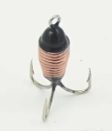 Вольфрамовая мормышка Чертик с рифлением 005