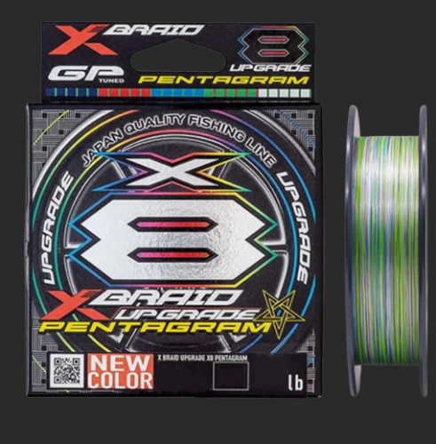 Шнур YGK X-Braid Upgrade X8 Pentagram 150m #1.5-30lb					