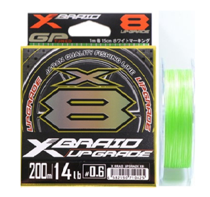 Шнур YGK X-Braid Upgrade X8 200m #0.8-16lb	