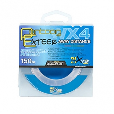 Леска плет. Pontoon 21 Exteer Away Dist , 0,117 , 7lb , 150м , многоцв.WX4 эл.покр.