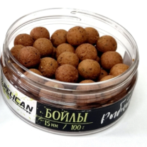 PELICAN Бойлы 15 мм. "Рыбные"  0,1 кг.		