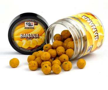 Бойлы GBS насадочные Banana Банан 15мм (132г, банка)