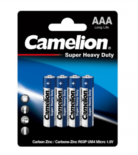 Элемент питания  R03 Super Blue Camelion BL4    4/48/1152									
