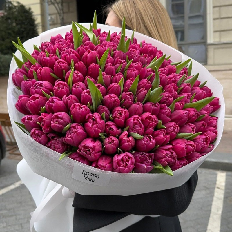 101 фиолетовый тюльпан в Нижнем Новгороде