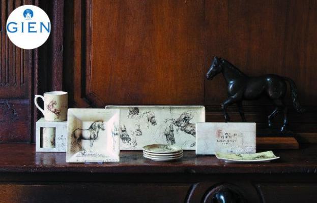 Новая лимитированная историческая коллекция посуды от Gien – Léonard de Vinci
