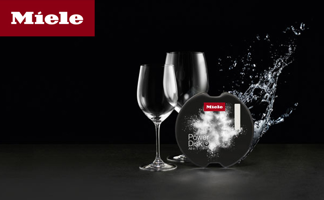 Полугодовой запас картриджей PowerDisk  для посудомоечной машины в подарок от Miele