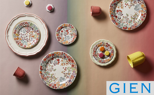 Весенне-летняя цветочная коллекция посуды Poésie – яркая новинка от Gien 2021