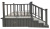 картинка Крыльцо серии Оптима 4 ступени с площадкой полностью зашитое от магазина "Заказ Кровли"