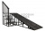 картинка Лестница Оптима 3 ступени ПВЛ с Пандусом от магазина "Заказ Кровли"