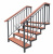 картинка Косоурная лестница 5 ступеней с площадкой от магазина "Заказ Кровли"