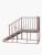 картинка Уличная лестница из ДПК с площадкой 1200 от магазина "Заказ Кровли"
