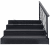 картинка Оптима 4 ступени зашитая с коваными перилами Капля и поручнем ДПК справа от магазина "Заказ Кровли"