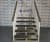 картинка Уличная лестница Оптима 5 ступеней с белыми перилами от магазина "Заказ Кровли"