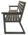 картинка Садовая скамейка из ДПК Патио Графит от магазина "Заказ Кровли"