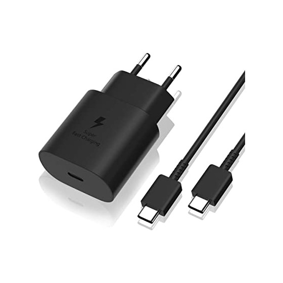 CHARGEUR SECTEUR + CABLE TYPE C / TYPE C NOTE 10