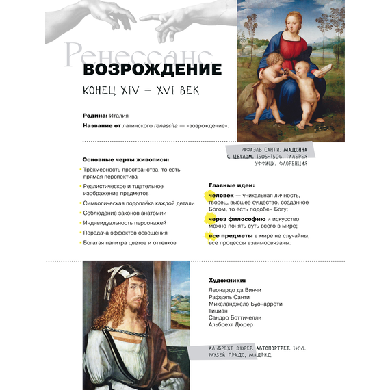 Детская книга "Азбука живописи. Эпохи. Стили. Течения." - 630 руб. Серия: Просто об искусстве, Артикул: 5900087
