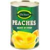DOMEE PEACH HALVES SYRUP - Bulkbox Wholesale