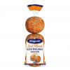 KINGSMIL WHOLEMEAL SLICED BURGER BUNS 6'S 380G - Bulkbox Wholesale
