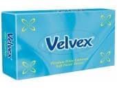 VELVEX FACIAL TISSUE EMBOSSED BLUE STANDARD 80 SHEETS - Bulkbox Wholesale