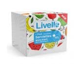 LIVELLE SERVIETTES 100 SHEETS - Bulkbox Wholesale