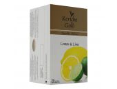KERICHO GOLD SPECIALITY INFUSIONS LEMON & LIME ENVELOPE TEA BAGS 20'S - Bulkbox Wholesale