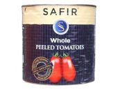 SAFIR WHOLE PEELED TOMATOES 2.5KG - Bulkbox Wholesale