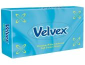 VELVEX FACIAL TISSUE EMBOSSED BLUE STANDARD 80 SHEETS - Bulkbox Wholesale